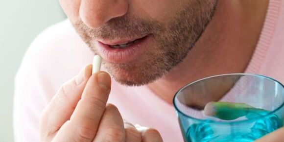 Taking drugs for prostatitis