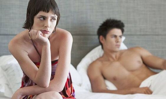 Lack of sex with prostatitis in a man